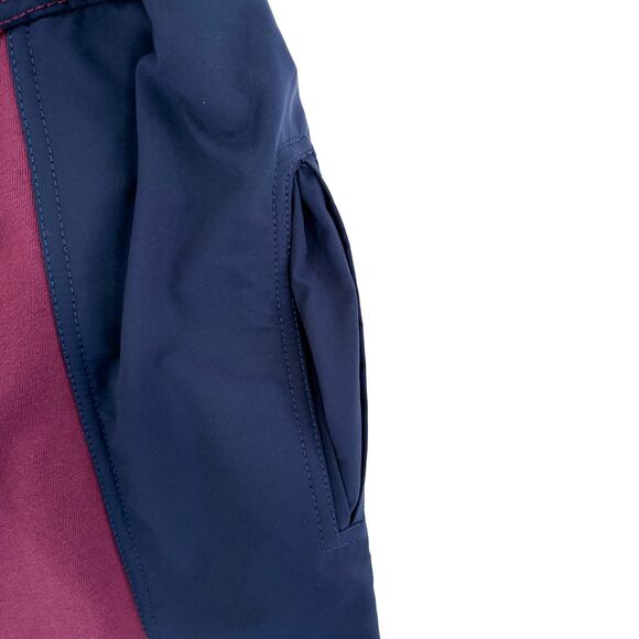 Anthropologie Daily Practice Colorblock Jumpsuit Women S Purple Navy Loungewear - Picture 8 of 11